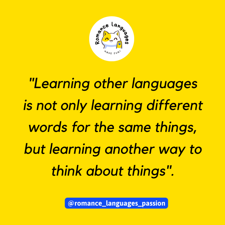 Learning languages quote